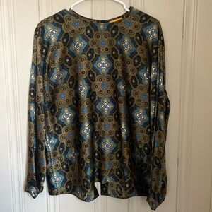 Christian Lacroix Paisley Silk Blouse Pret-a-porter
